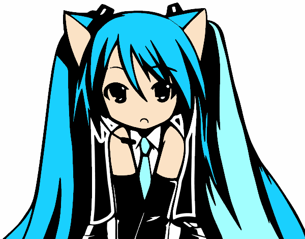 miku la cantante profecional y linda