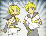 Rin y Len Kagamine Vocaloid