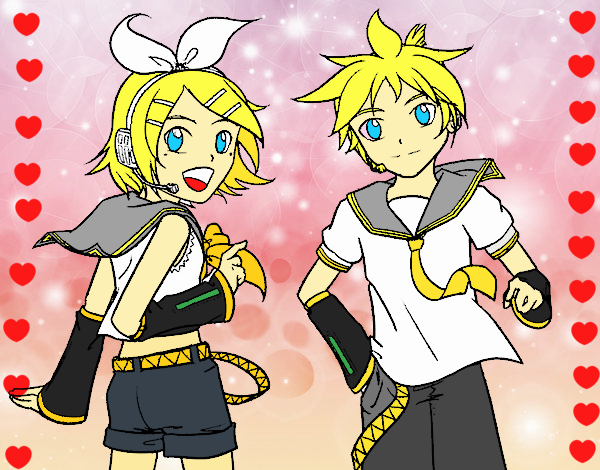 Rin y Len Kagamine Vocaloid