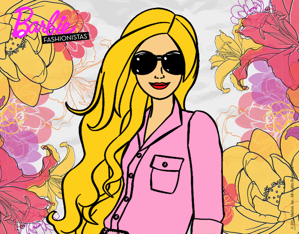 Barbie con gafas de sol