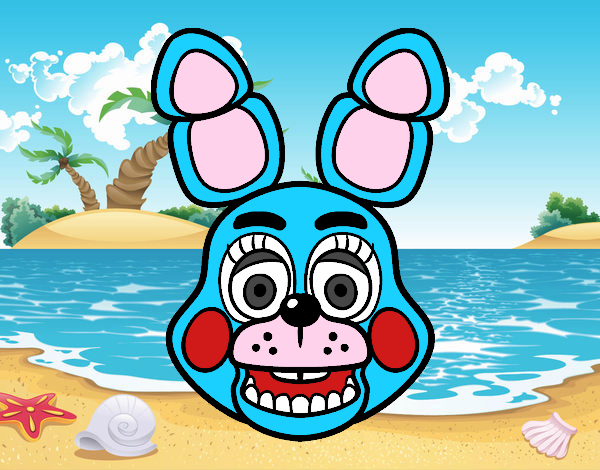 Cara de Toy Bonnie de Five Nights at Freddy's