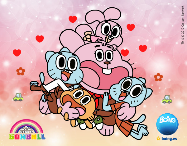 Gumball y amigos contentos