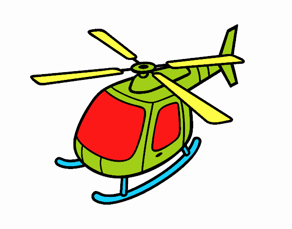 Helicóptero volando