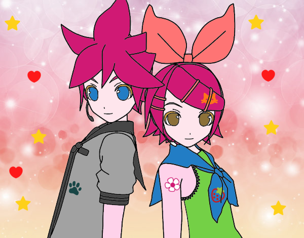 Len y Rin Kagamine Vocaloid