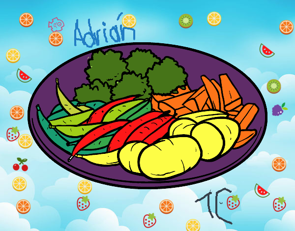 Plato de verduras