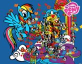 Rainbow Dash en su palacio