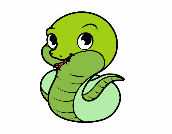 serpiente adorable 