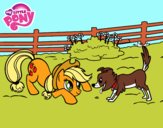 Applejack y Winona