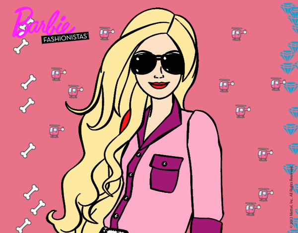 Barbie con gafas de sol