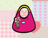 Bolso con flor