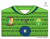 Camiseta del mundial de fútbol 2014 de Camerún