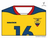 Camiseta del mundial de fútbol 2014 de Ecuador