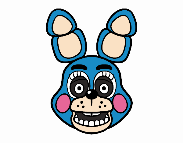 Cara de Toy Bonnie de Five Nights at Freddy's