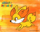 Fennekin corriendo