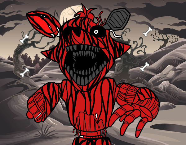 Foxy terrorífico de Five Nights at Freddy's