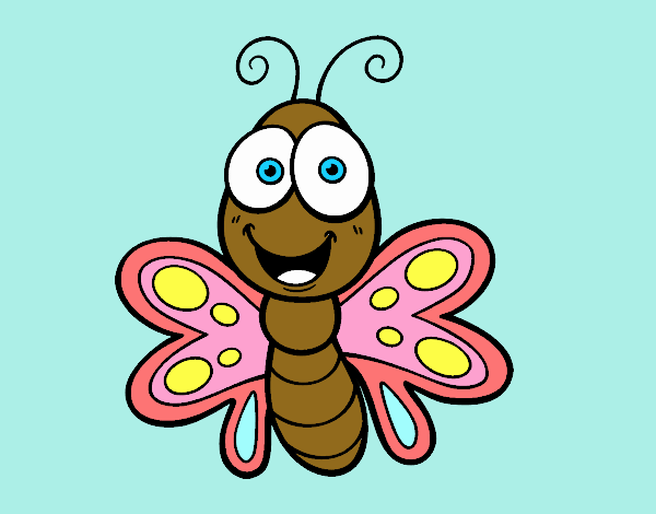 Mariposa sonriente