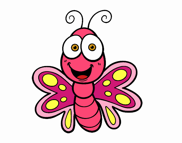 Mariposa sonriente