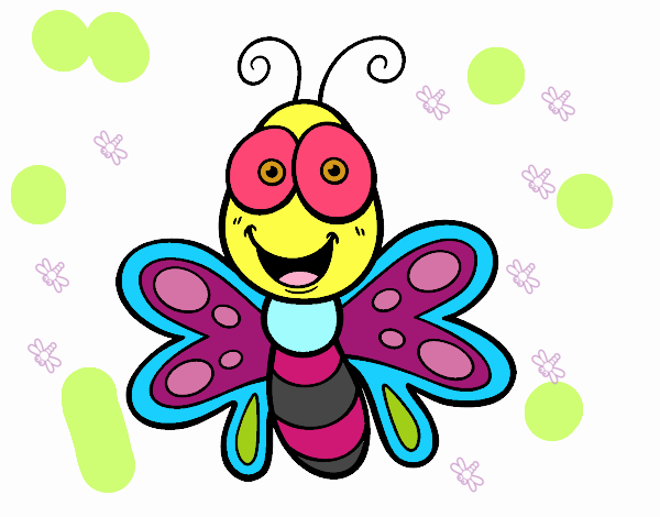 Mariposa sonriente