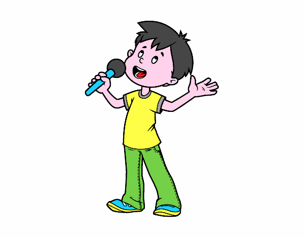 Niño cantando