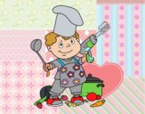 Niño cocinero