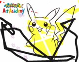 Pikachu saludando