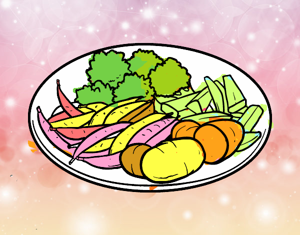 Plato de verduras
