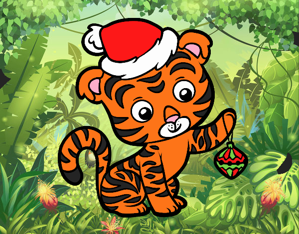 Tigre navideño