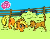 Applejack y Winona