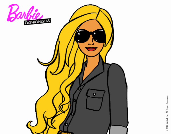 Barbie con gafas de sol