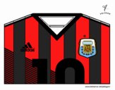 Camiseta del mundial de fútbol 2014 de Argentina