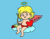 Cupido en una nube