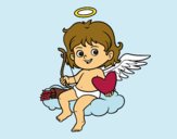 Cupido en una nube