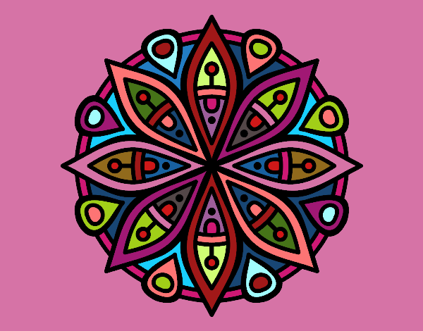 Dibujo de Mandala 33 para Colorear - Dibujos.net