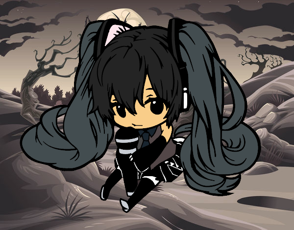 Miku Chibi vocaloid