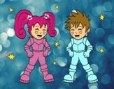 Niños astronautas