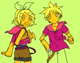 Rin y Len Kagamine Vocaloid