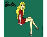 Barbie sentada