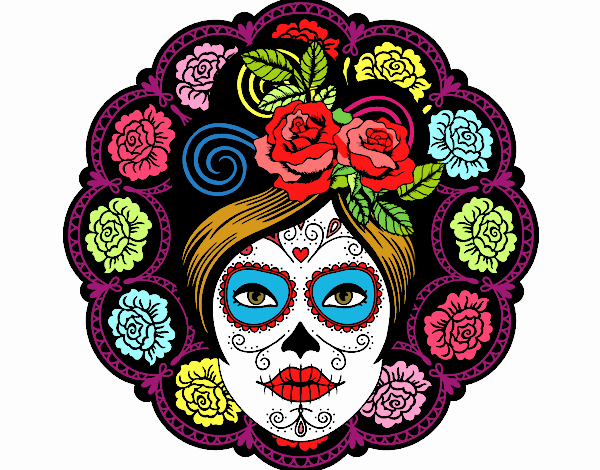 Calavera mejicana femenina