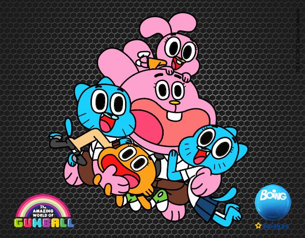 Gumball y amigos contentos