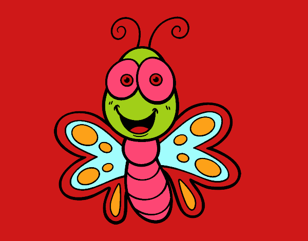 Mariposa sonriente