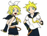 Rin y Len Kagamine Vocaloid