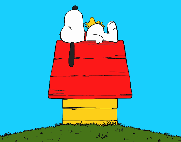 Snoopy durmiendo