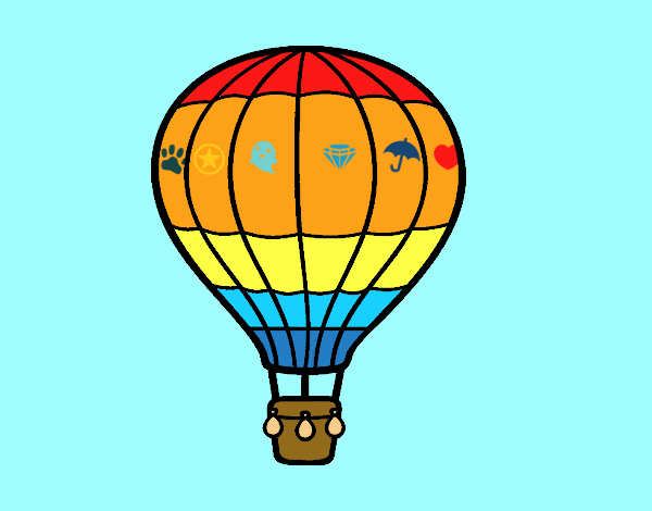 Un globo aerostático