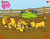 Applejack y Winona