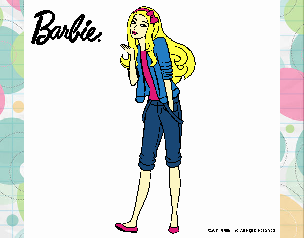 Barbie con look casual