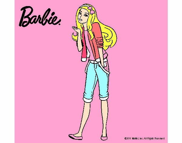 Barbie con look casual