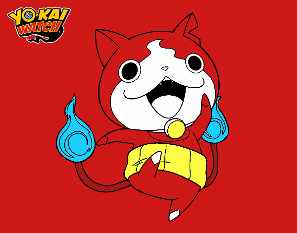 Jibanyan saltando