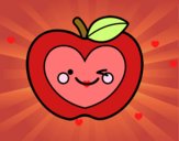 Manzana corazón