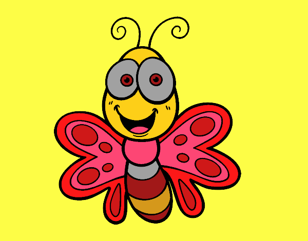 Mariposa sonriente