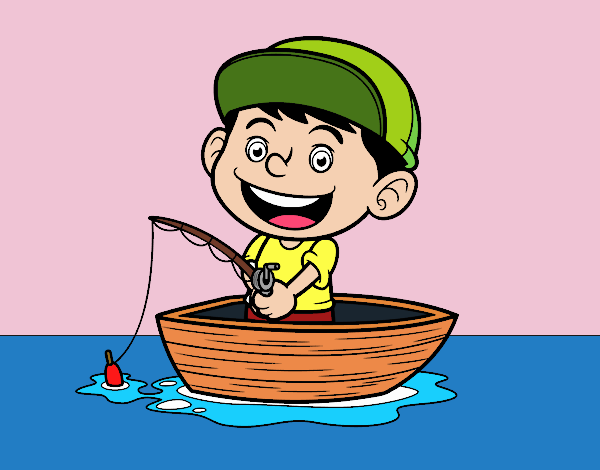 Niño pescando